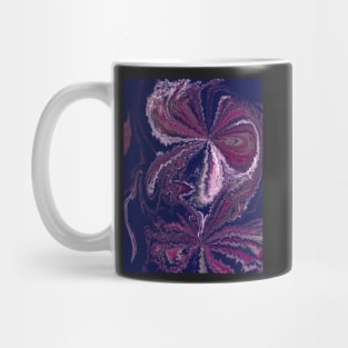 Blue and Purple Fantasy Pattern Mug